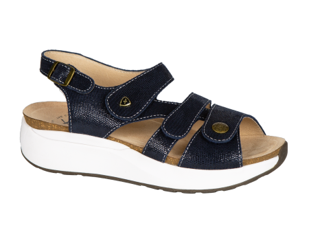 Xelero Mykonos Backstrap Sandal (Women) - Navy For Discount