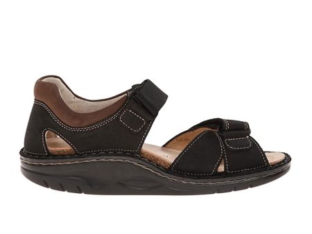 Finn Comfort Samara Backstrap Sandal (Unisex) - Schwarz Havanna Cheap