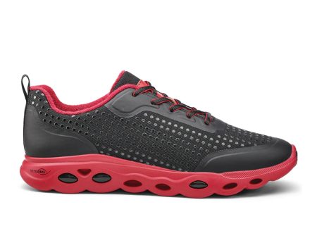 Ara Montclair Sneaker (Women) - Black Red Online Hot Sale