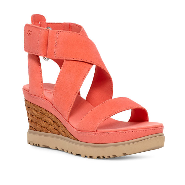 UGG® Ileana Ankle (Women) - Vibrant Coral Fashion