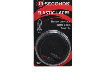 10-Seconds Elastic Shoe Lace - Black Online Hot Sale