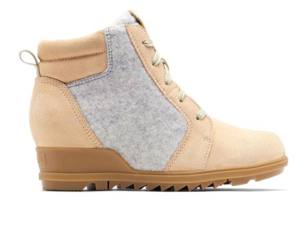 Sorel Evie Lace Wedge Ankle Boot (Women) - Ceramic Natural Supply