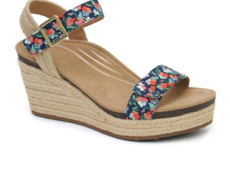 Aetrex Sydney Wedge Sandal (Women) - Floral Supply