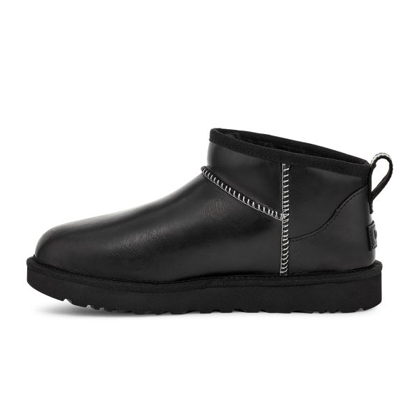 UGG® Classic Ultra Mini Leather Regenerate Boot (Women) - Black Online