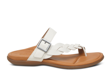 Aetrex Selena Sandal (Women) - White Online Sale