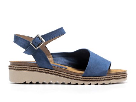 Dorking Espe D8540 Backstrap Sandal (Women) - Navy Suede For Cheap