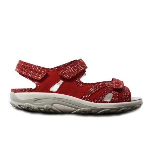 Waldlaufer Hanni 448001 Active Sandal (Women) - Red Online Hot Sale