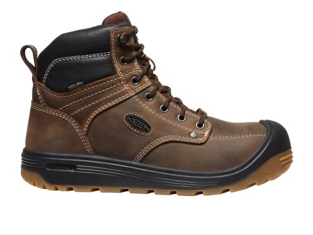 Keen Utility Fort Wayne 6  Waterproof Work Boot (Men) - Dark Earth Gum Online Hot Sale