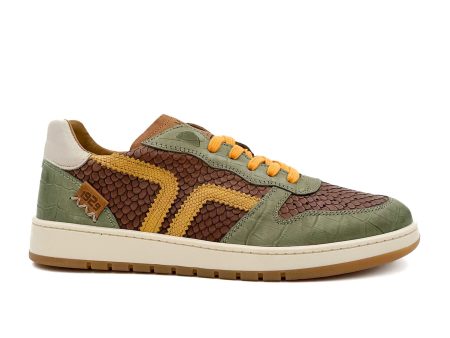 Kamo-Gutsu CAMPO 048 Sneaker (Men) - Jade Dark Brown Online