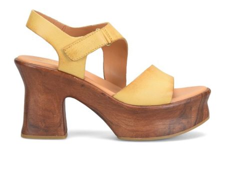 Kork-Ease Cantal Heeled Sandal (Women) - Yellow Sale