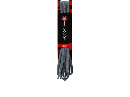 10-Seconds Athletic Oval Shoelace - Sky Grey Online