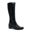 Dansko Celestine Tall Boot (Women) - Black Burnished Nubuck Hot on Sale