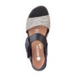 Remonte Jerilyn D6453-01 Wedge Sandal (Women) - Schwarz-Crema Schwarz Siradial Lugano Online Hot Sale