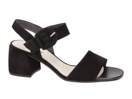 Gabor 21710-17 Heeled Sandal (Women) - Black Hot on Sale