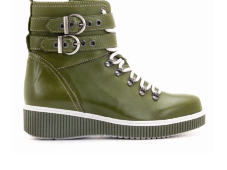 Dromedaris Jessie Ankle Boot (Women) - Olive Online Hot Sale