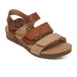 Aetrex Lilly Backstrap Sandal (Women) - Walnut Online Hot Sale