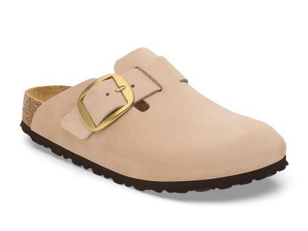 Birkenstock Boston Big Buckle Narrow Clog (Women) - Sandcastle Nubuck Online