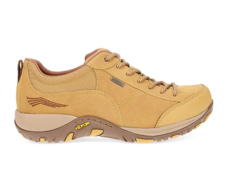 Dansko Paisley Low Hiking Shoe (Women) - Wheat Burnished Suede Hot on Sale