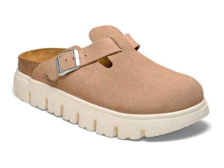 Birkenstock Boston Chunky Narrow Clog (Women) - Warm Sand Suede Online Hot Sale