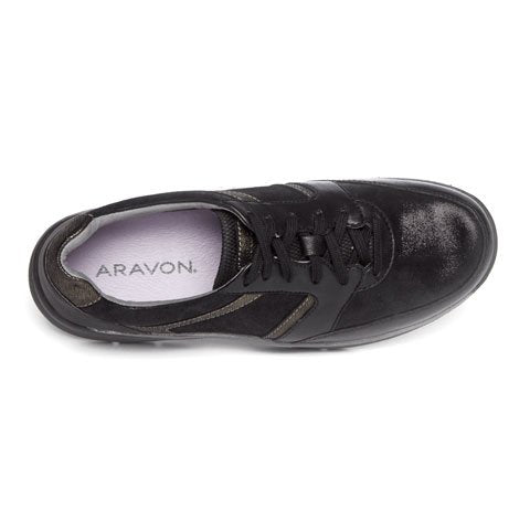 Aravon Pyper Ubal Sneaker (Women) - Black For Cheap