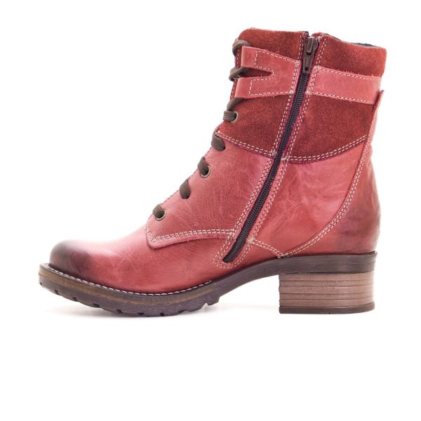 Dromedaris Kara Suede Mid Boot (Women) - Red Online Sale