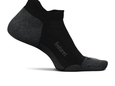 Feetures EC504159 Elite Max Cushion No Show Tab Sock (Unisex) - Black Sale