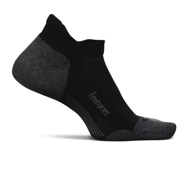 Feetures EC504159 Elite Max Cushion No Show Tab Sock (Unisex) - Black Sale