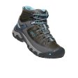 Keen Targhee III Mid  Wide Waterproof Hiking Boot (Women) - Magnet Atlantic Blue on Sale