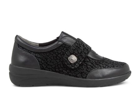 Ziera Nicky Slip On (Women) - Black Leopard Multi Leather For Cheap