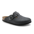 Birkenstock Boston Clog (Unisex) - Black Oiled Leather Online Hot Sale