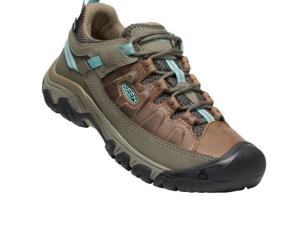 Keen Targhee III Waterproof Low Hiking Shoe (Women) - Toasted Coconut Porcelain For Cheap