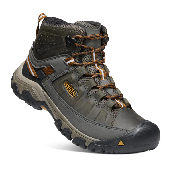 Keen Targhee III Mid Waterproof Hiking Boot (Men) - Black Olive Golden Brown Online