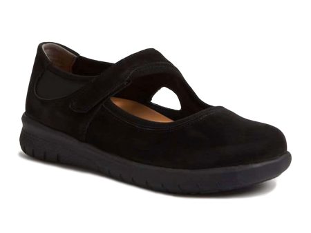 Ziera Silvani Mary Jane (Women) - Black Nubuck Black Neoprene Sale