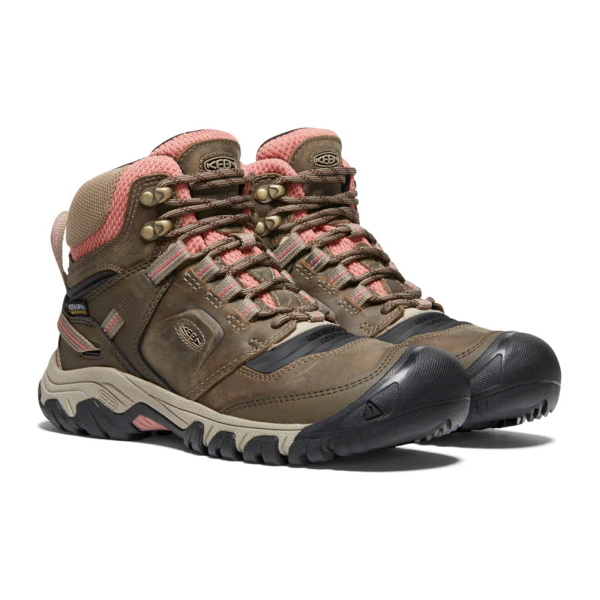 Keen Ridge Flex Mid Waterproof Boot (Women) - Timberwolf Brick Dust Online now