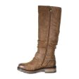 Wanderlust Fiona Wide Calf Tall Boot (Women) - Dark Tan on Sale