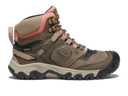 Keen Ridge Flex Mid Waterproof Boot (Women) - Timberwolf Brick Dust Online now