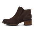 Aetrex Frankie Ankle Boot (Women) - Brown Leather Online now