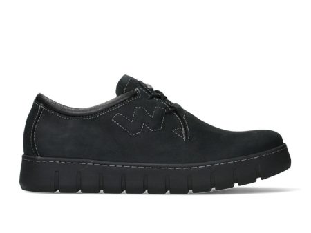 Wolky Timba Lace Up (Women) - Black Oiled Suede Online now